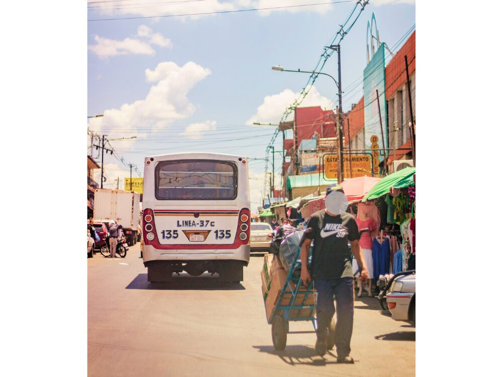 パラグアイの街中の風景